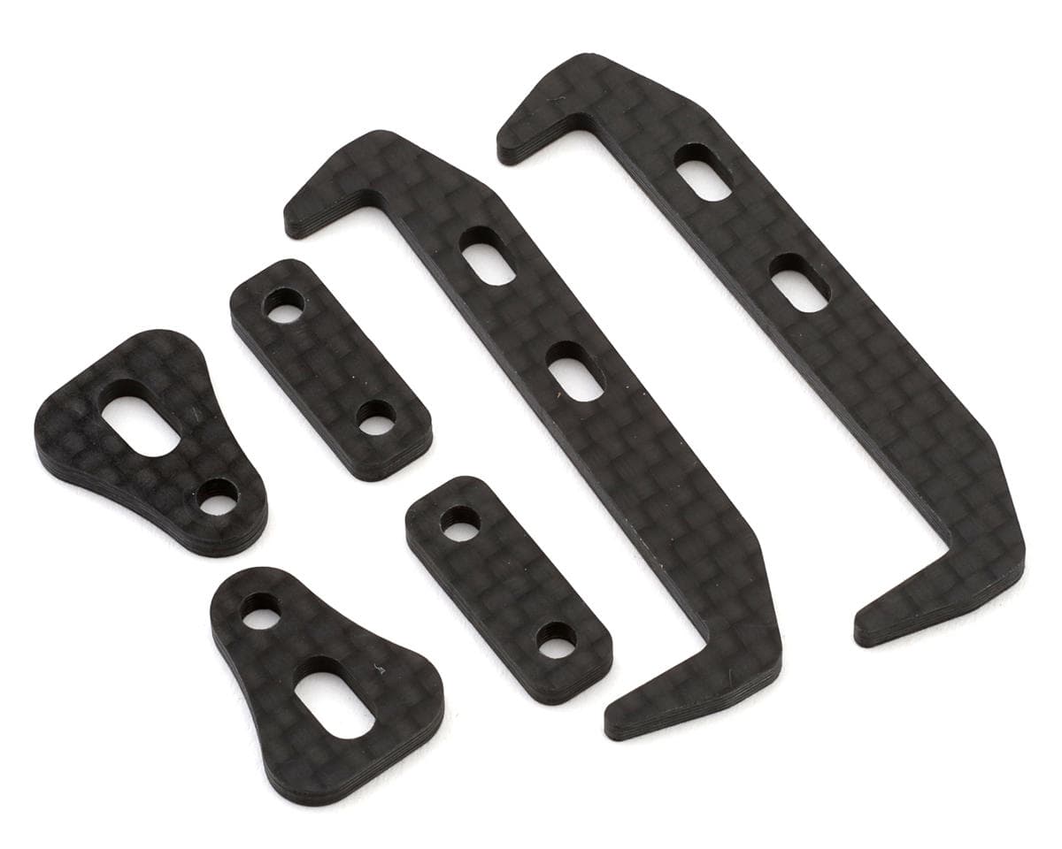 Team Associated RC10TC8 Factory Team Carbon Fiber Battery Mount Set