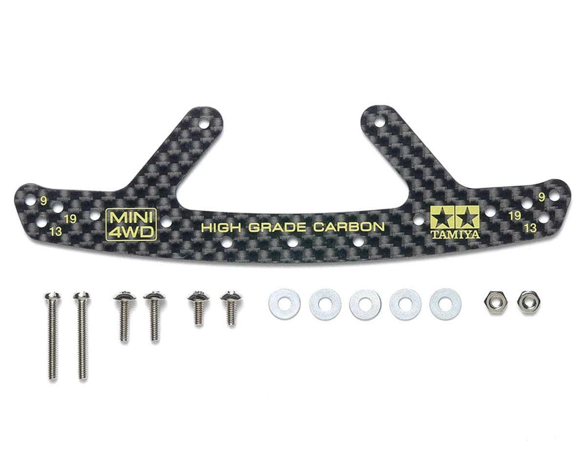 Tamiya Mini 4WD JR HG Carbon Fiber Front Bumper Plate (1.5mm)