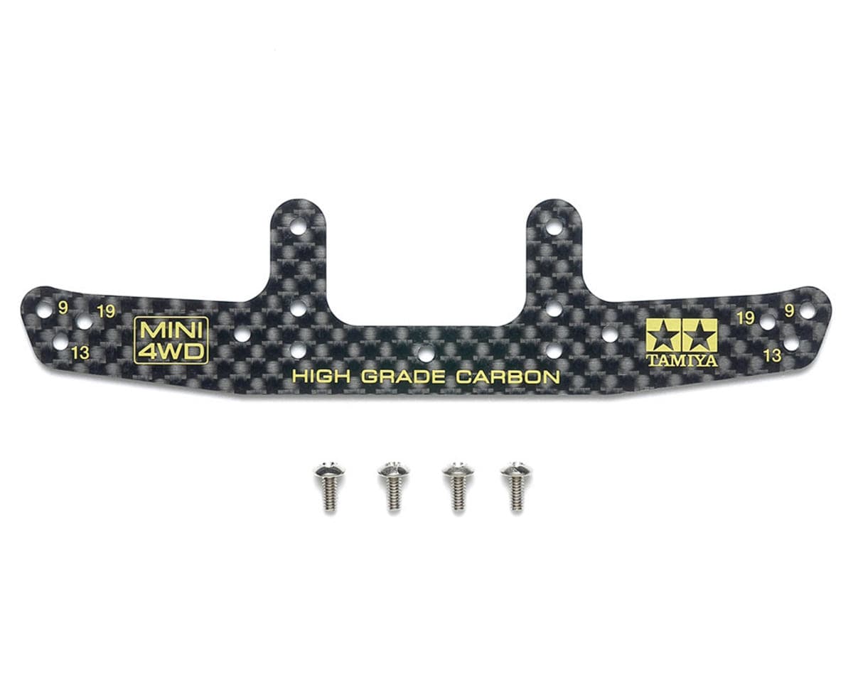 Tamiya Mini 4WD JR HG Carbon Fiber Rear Bumper Plate (1.5mm)