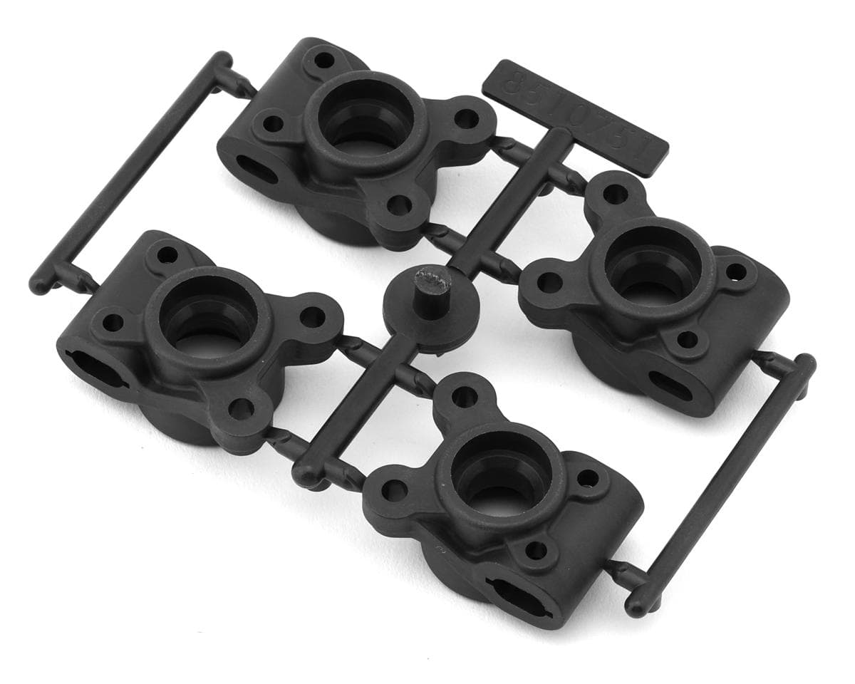 Team Associated RC10B84/RC10B7 Factory Team Carbon Rear Hub Carriers Set (-4mm Offset)
