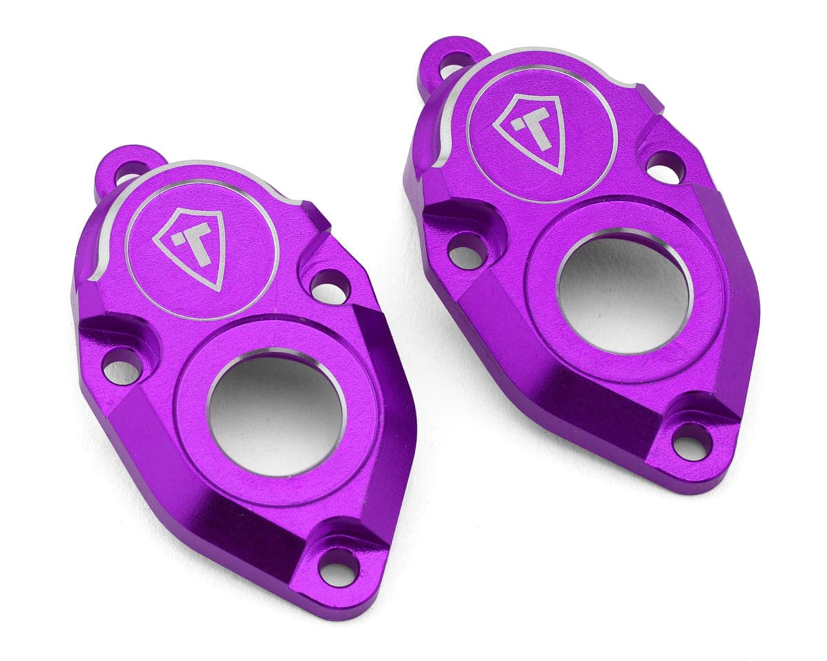 Treal Hobby Vanquish VRD/VS4-10 Aluminum Rear Portal Covers (Purple) (2)