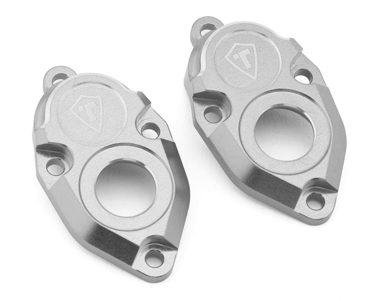Treal Hobby Vanquish VRD/VS4-10 Aluminum Rear Portal Covers (Silver) (2)