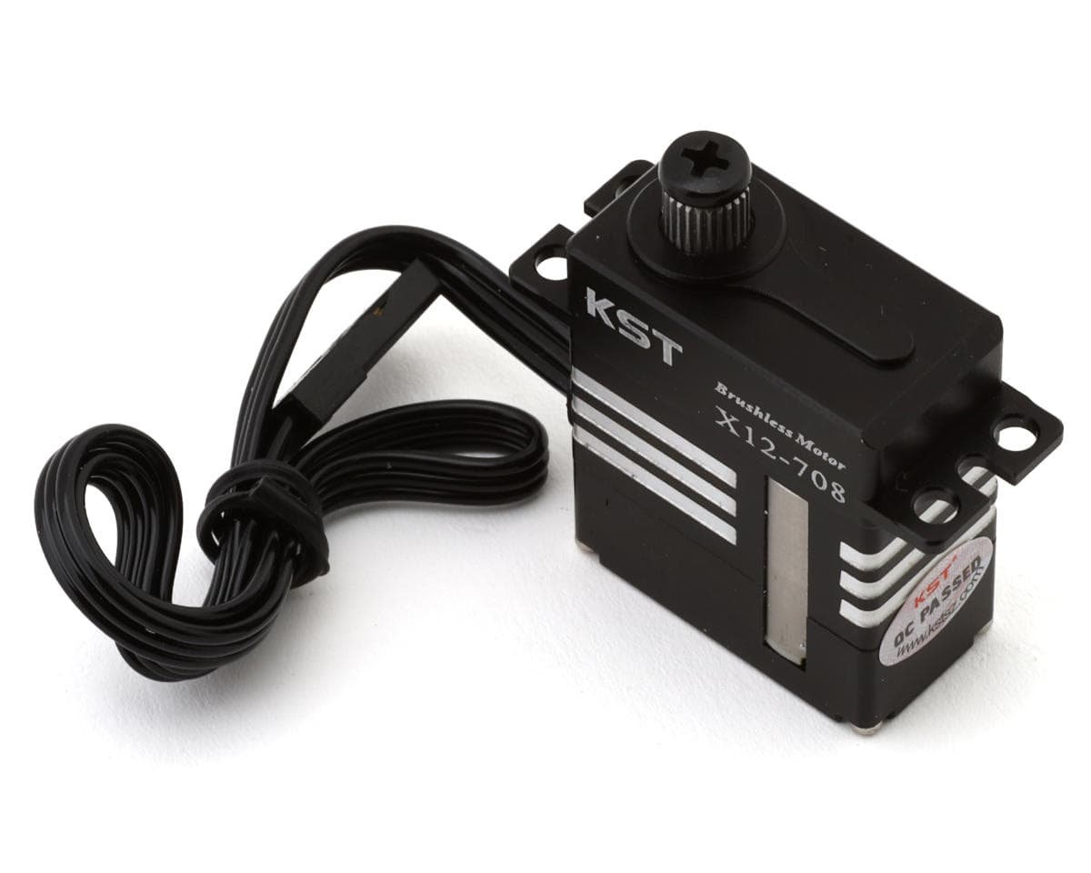 KST X12-708 V8.0 Aluminum Micro Brushless Cyclic Servo (Black)