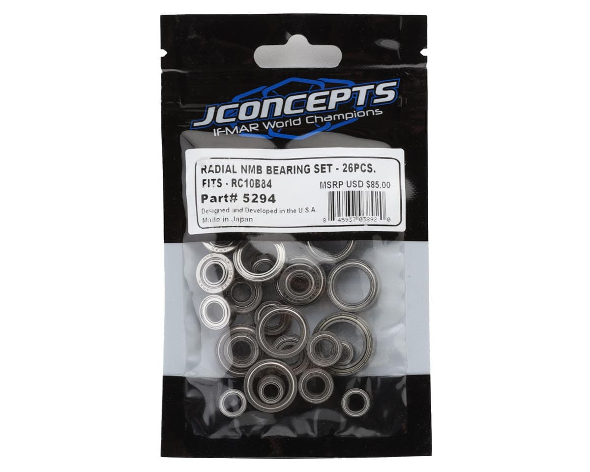 JConcepts RC10B84 Radial NMB Bearing Set (26)