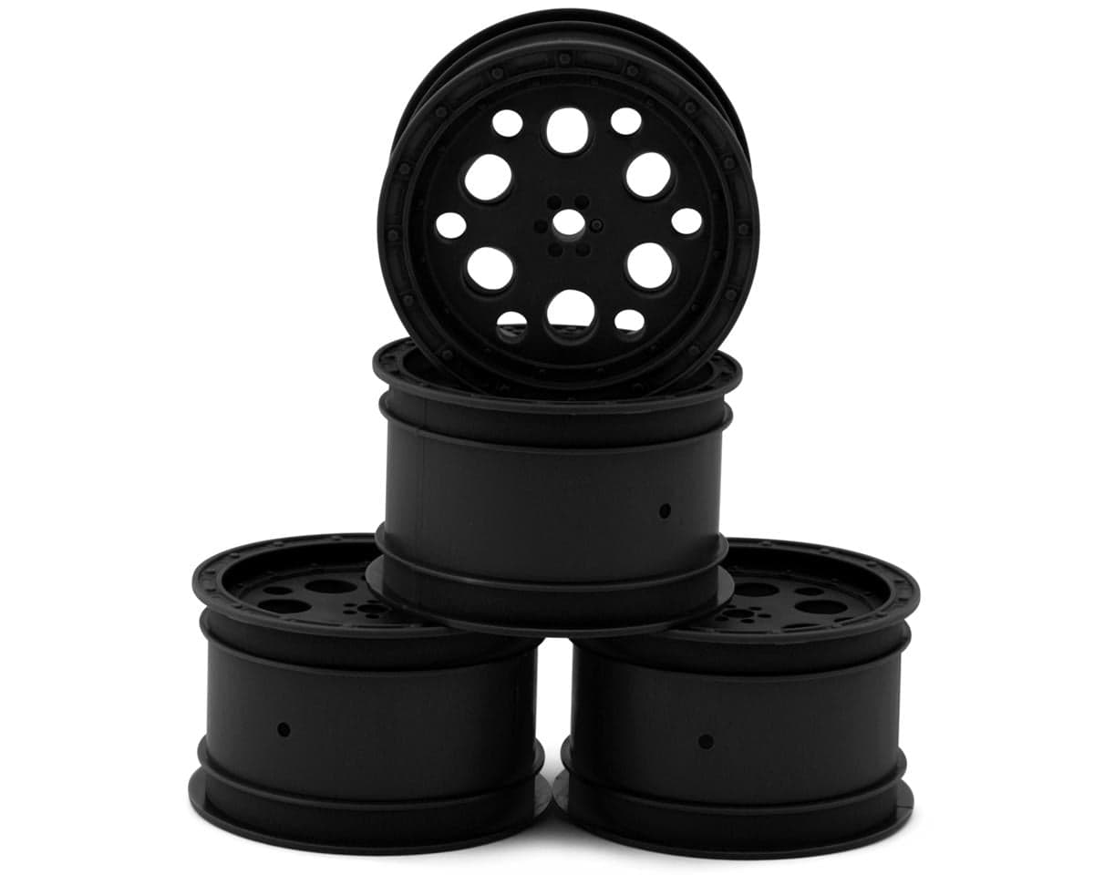 Pro-Motion 2.2" Magnum 1/10 Dirt Oval Wheel Rear (Black) (4) w/12mm Hex