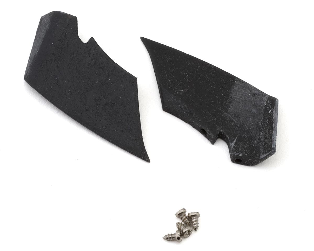 24K RC Technology 1/10 Toyota Yaris GR Front Bumper Canards (2) (Miniature Scale Drift Accessory)