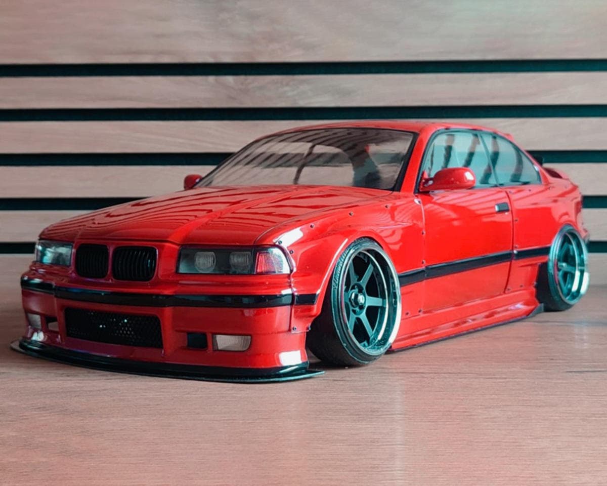 24K RC Technology 1/10 BMW GR Works E36 M3 Drift Body (Clear) (260mm Wheelbase)