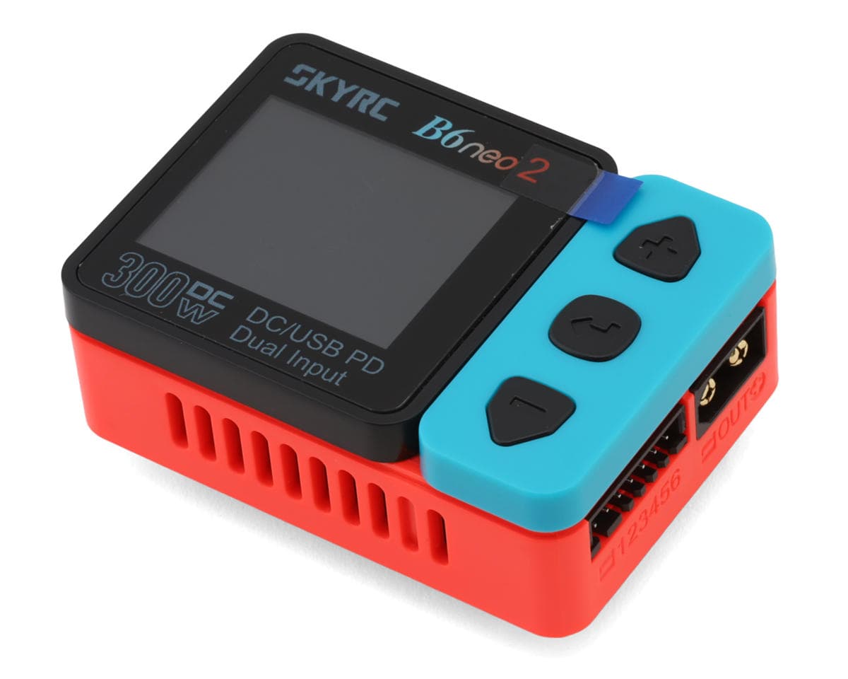 SkyRC B6Neo 2 LiPo/LiHV/LiFe DC Battery Charger (6S/16A/300W) (Blue/Red)
