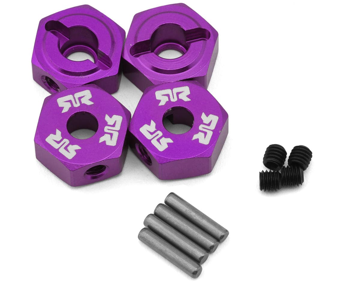 Arrma Mini Kraton Aluminum 12mm Wheel Hex Set (Purple)