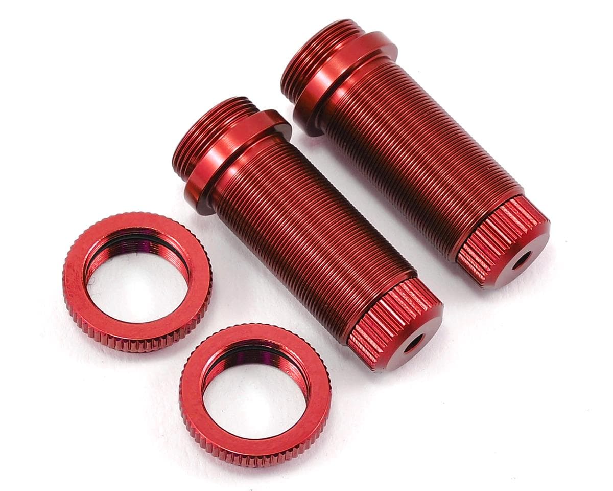ST Racing Concepts Aluminum Threaded Front Shock Body Set for Traxxas Slash (Red) (2)