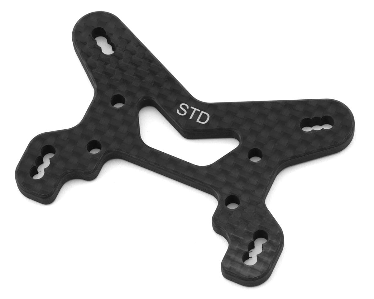 Team Losi Racing 22X-4 2.0 Carbon Fiber Front Shock Tower (Standard)