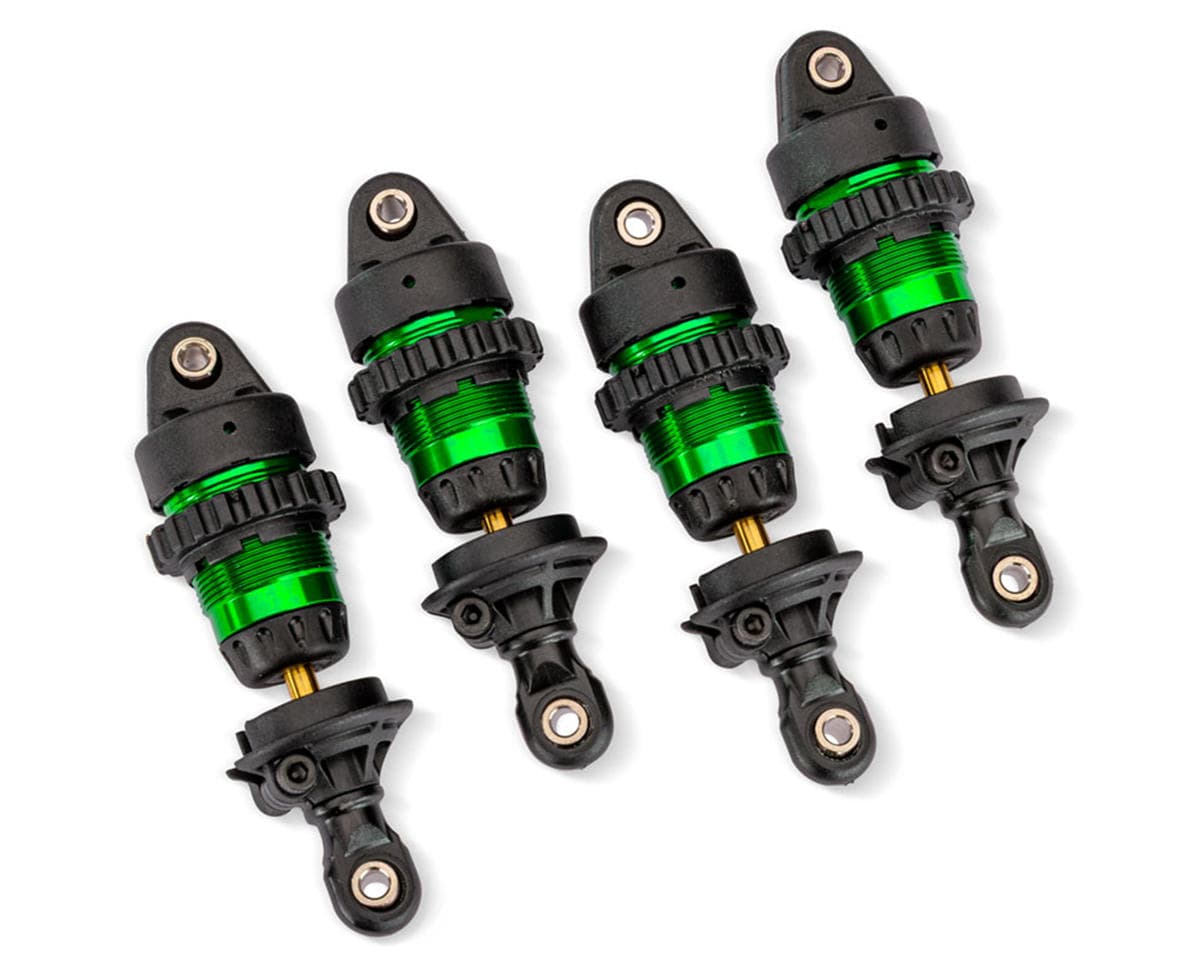 Traxxas Mini Slash®/Rally VXL Aluminum GTR Short Shocks (Green) (4)