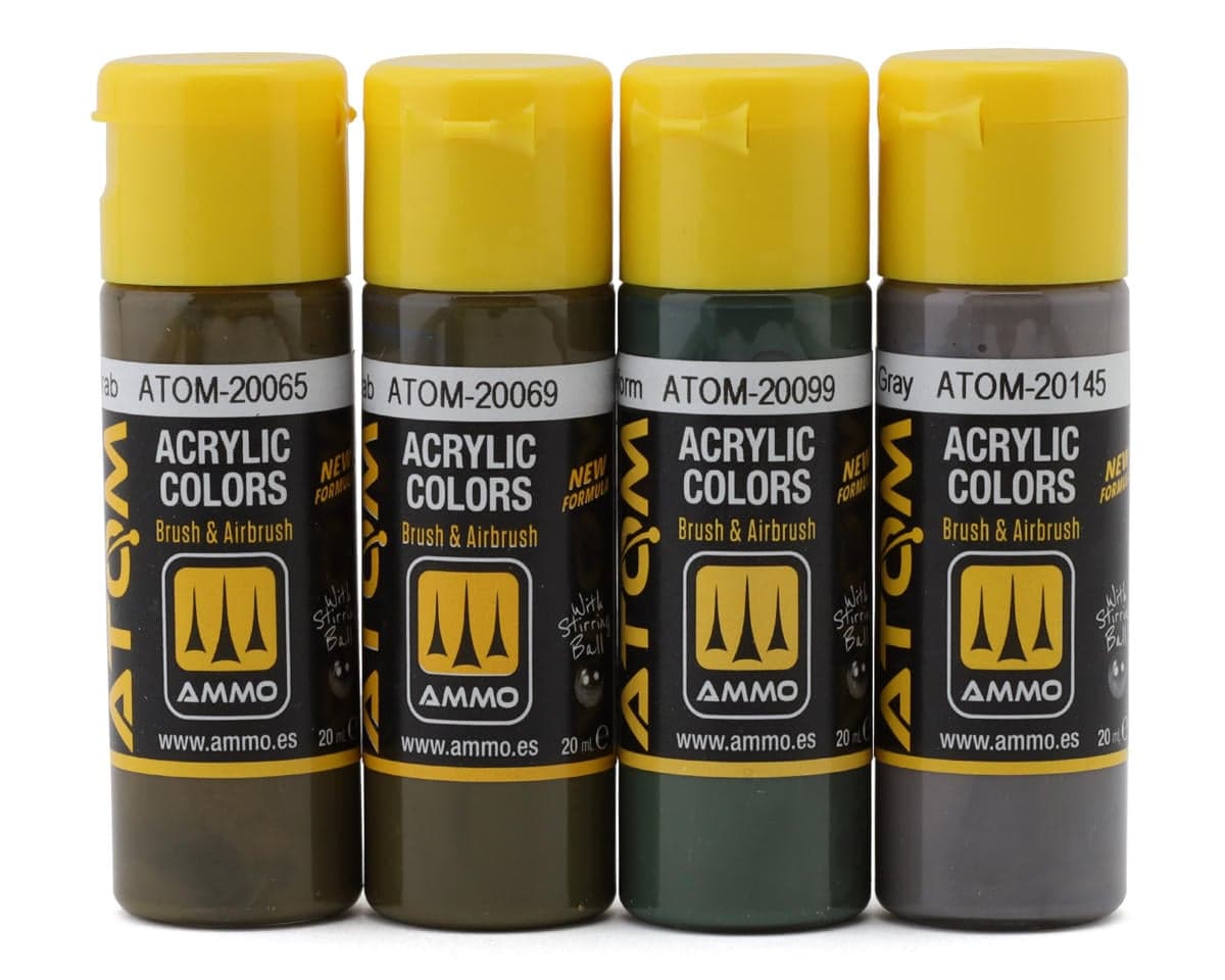 Ammo By Mig Atom USAAF WWII Colors Airbrush Acrylic Paint Set