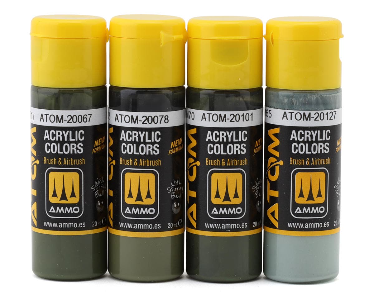 Ammo By Mig Atom Luftwaffe WWII Early Colors Airbrush Acrylic Paint Set