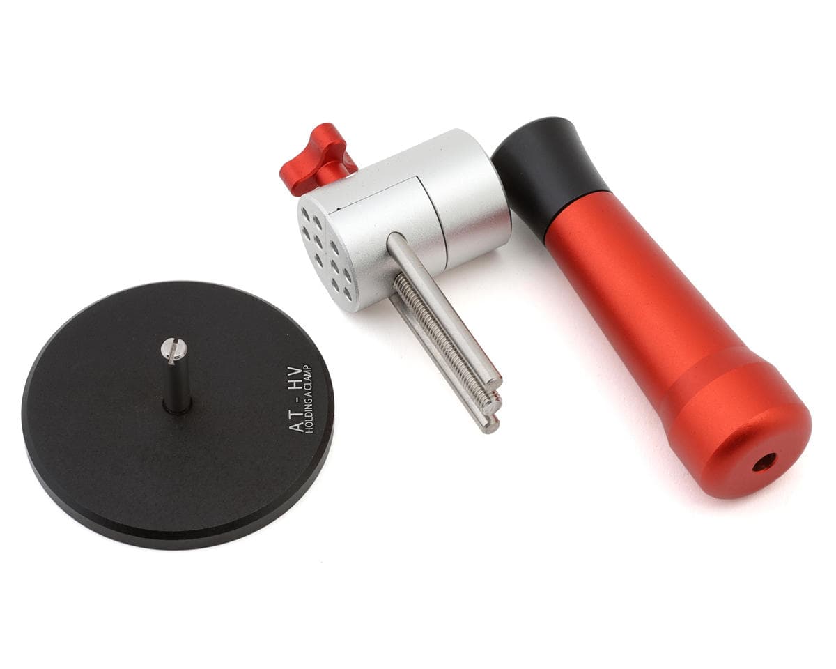 Dspiae Handheld Painting Vise (Red) w/Adjustable Model Fixture