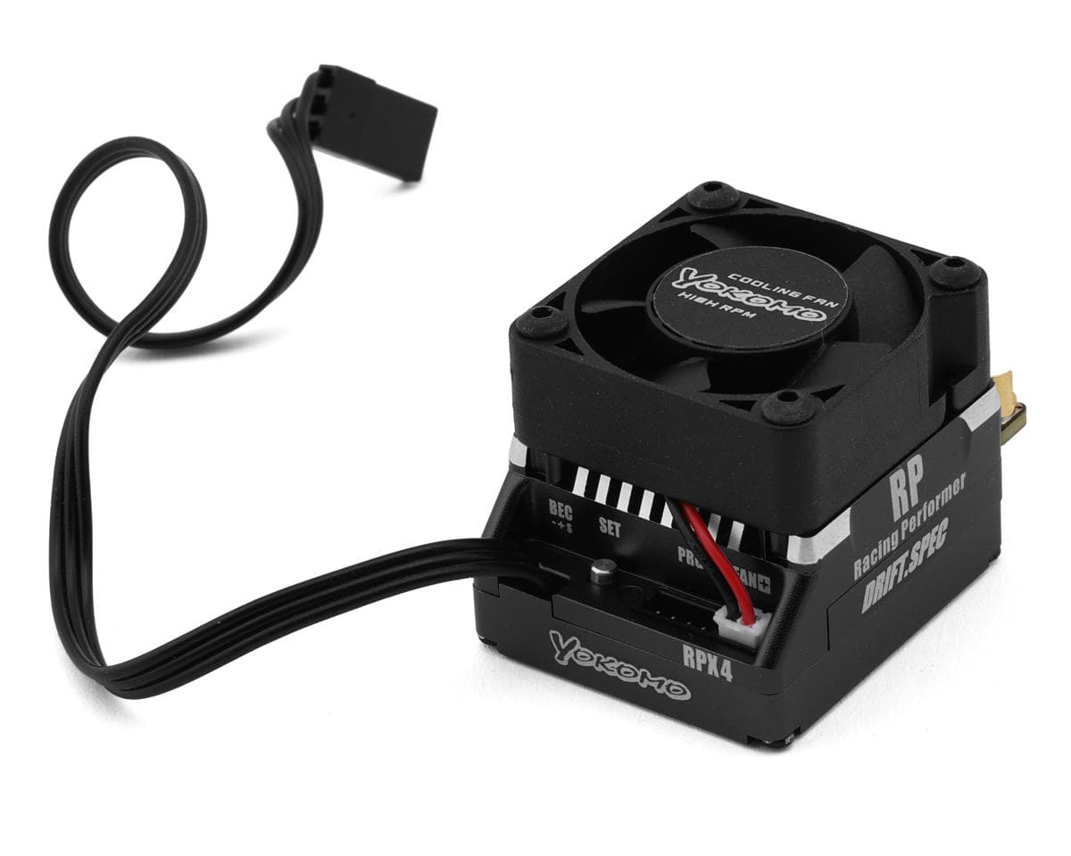 Yokomo BL-RPX4 Competition Sensored Brushless 1/10 Drift Spec ESC (Black)