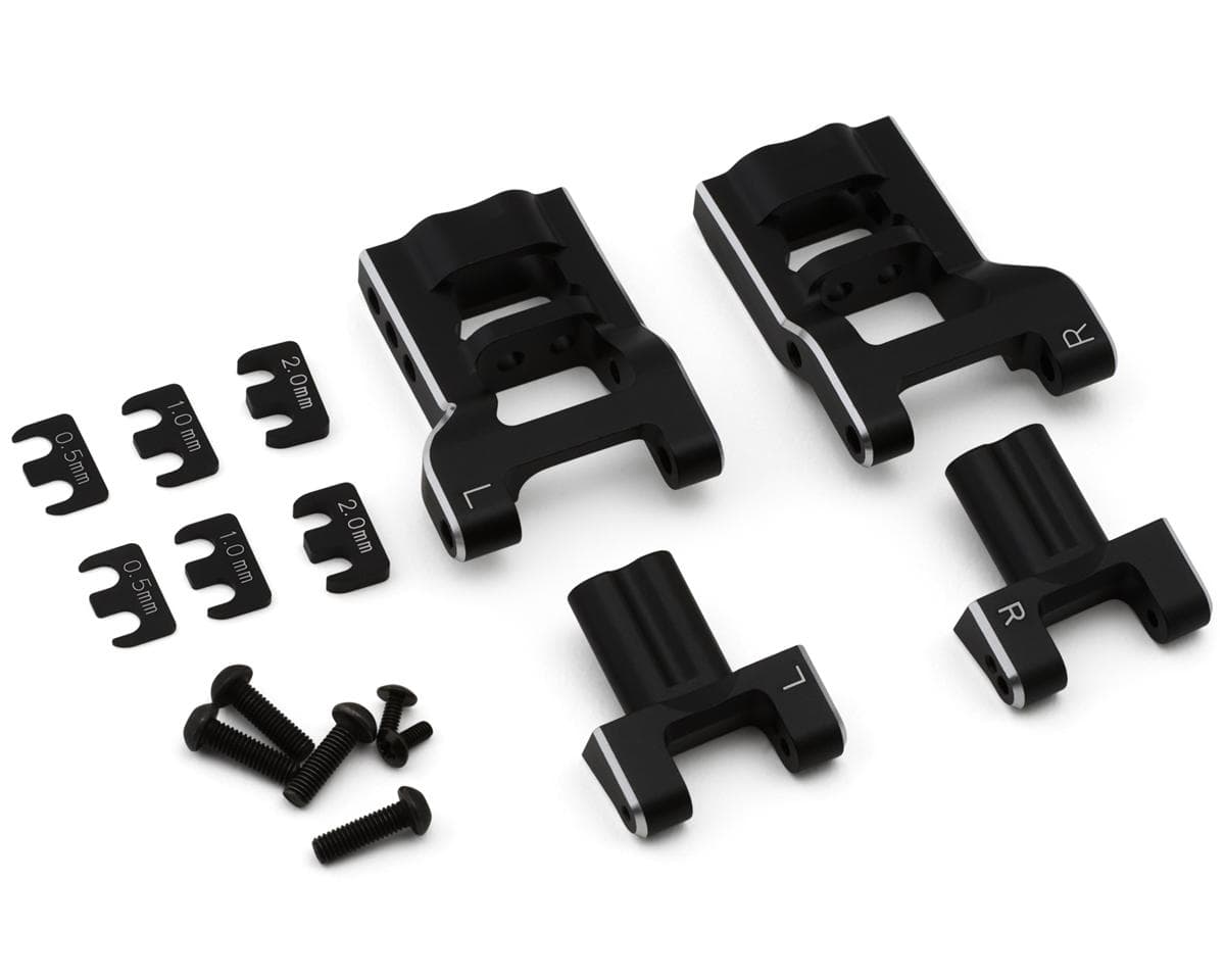 Yokomo YD-2 Aluminum Adjustable ”H” Short Rear Suspension Arms Set (Black)