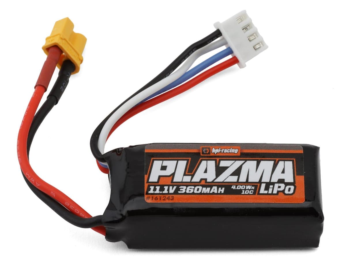 HPI Plazma 3S LiPo Battery Pack w/XT30 Plug (11.1V/360mAh)
