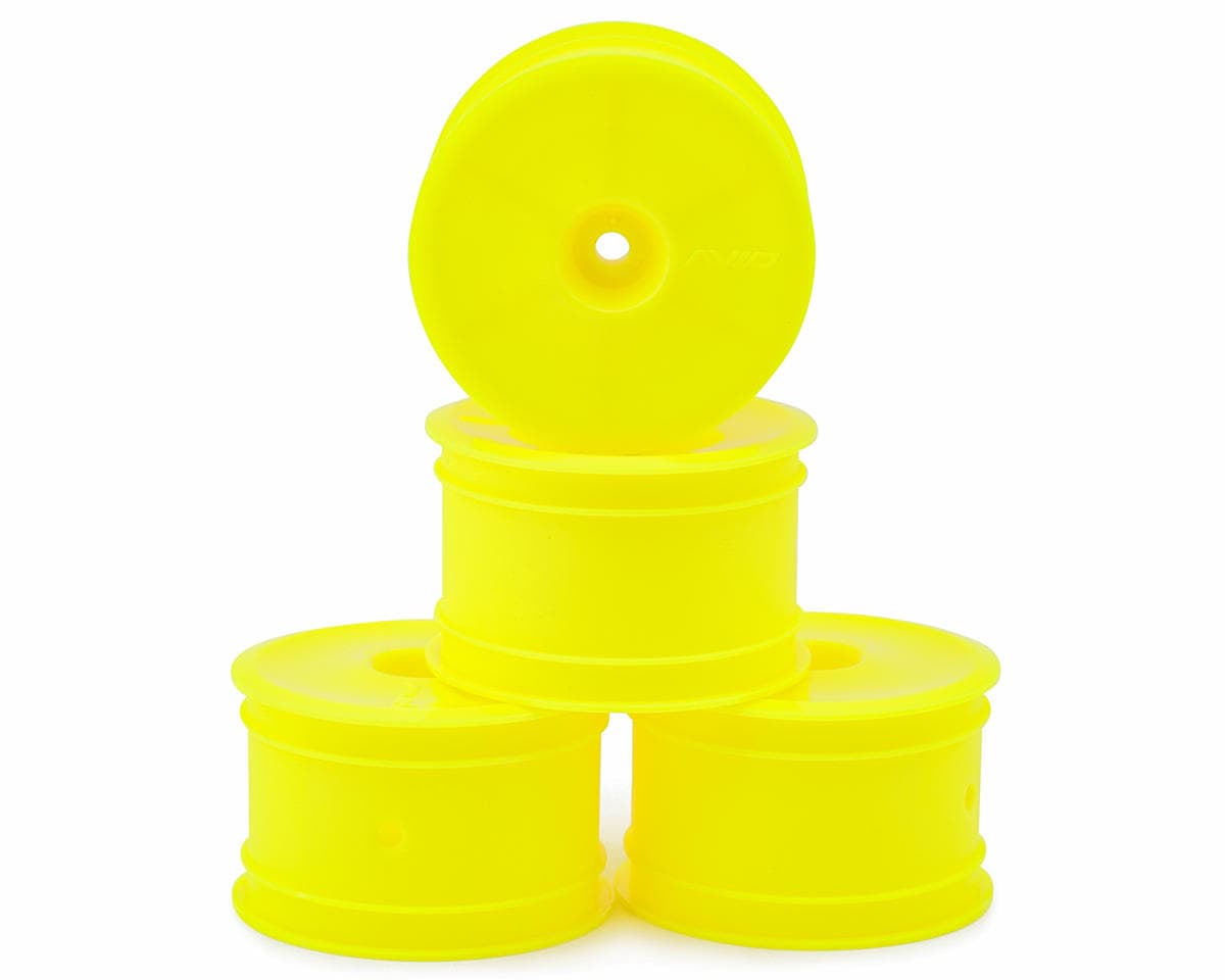 Avid RC "Truss" 2.2" Rear Buggy Wheels (Yellow) (4) w/12mm Hex