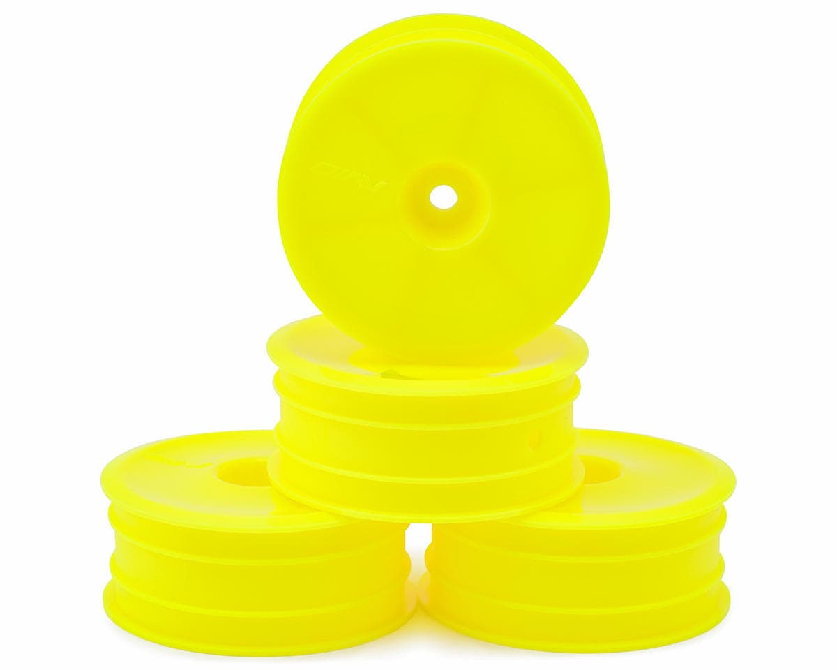Avid RC "Truss" 2.2" 2WD Front Buggy Wheels (Yellow) (4) w/12mm Hex