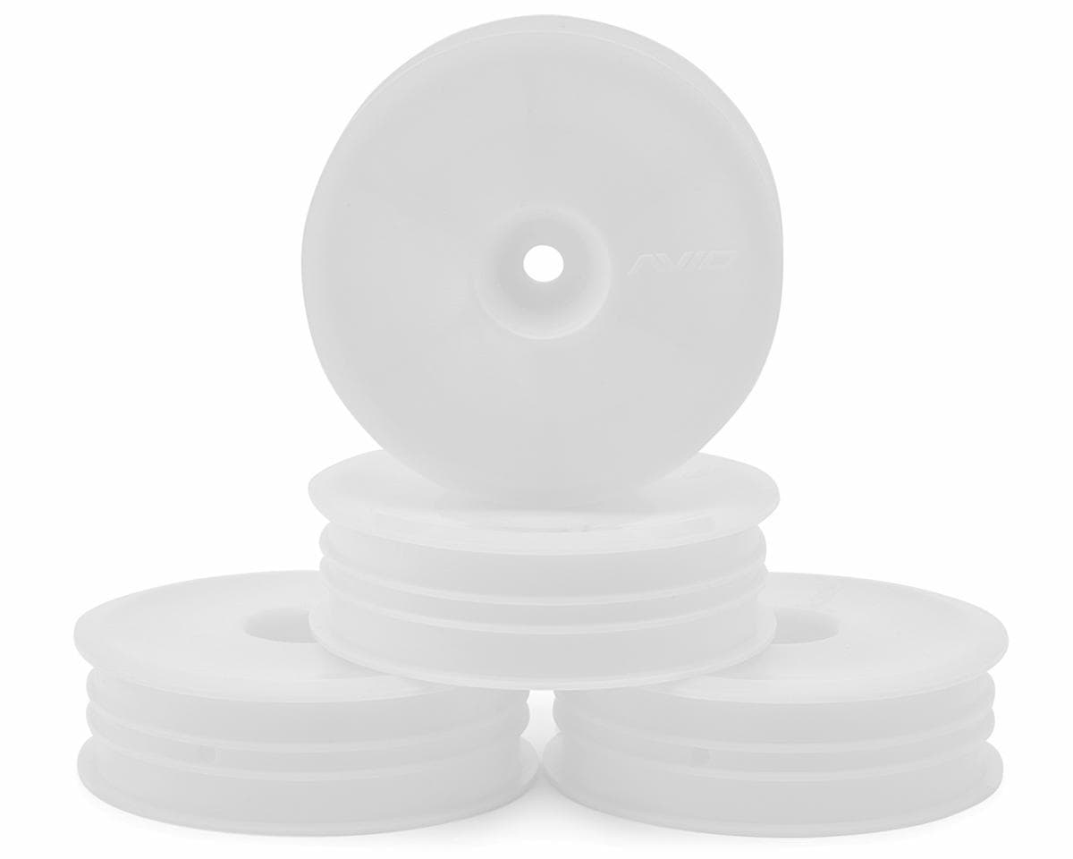 Avid RC "Truss" 2.2" Slim 2WD Front Buggy Wheels (White) (4) w/12mm Hex