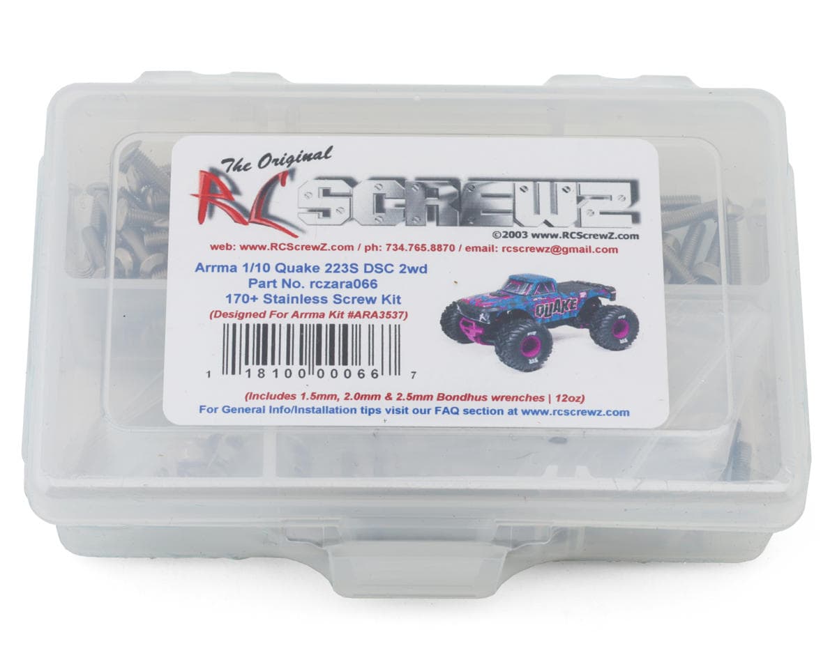 RC Screwz Arrma® 1/10 Quake 223S 2WD Stainless Steel Screw Kit