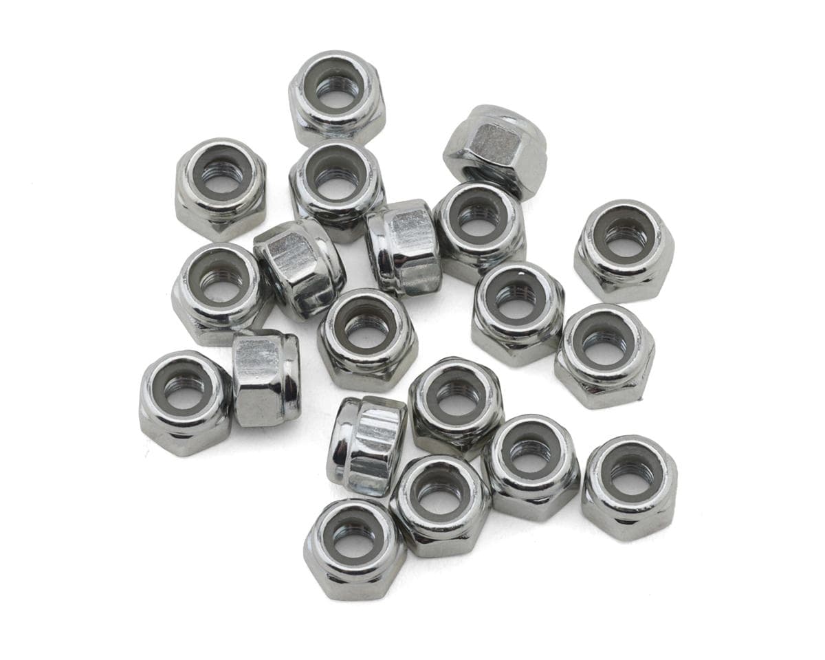 EcoPower 3mm "High Strength" Stainless Steel Nylon Locknuts (20)