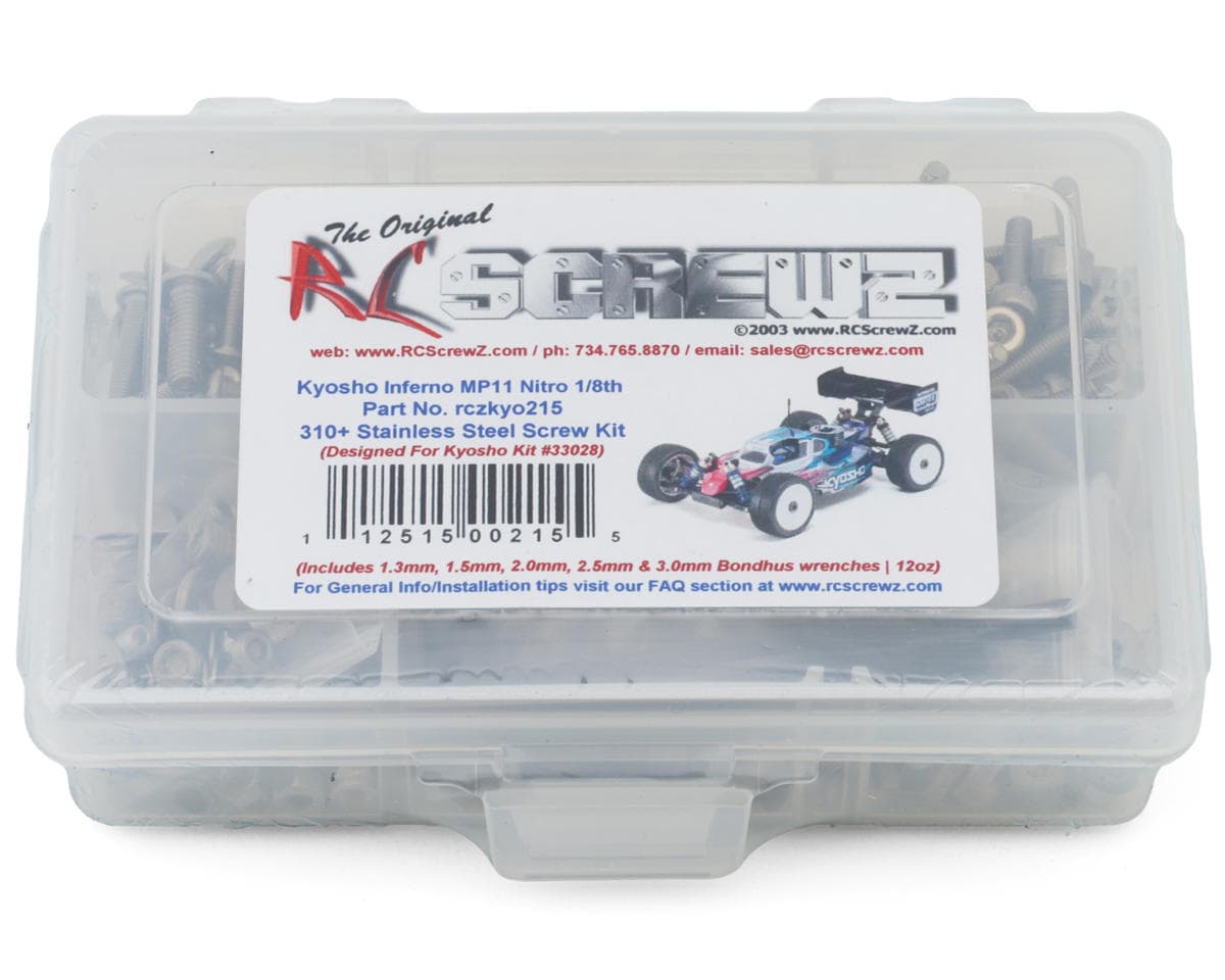 RC Screwz Kyosho Inferno MP11 1/8 Nitro Buggy Stainless Steel Screw Kit