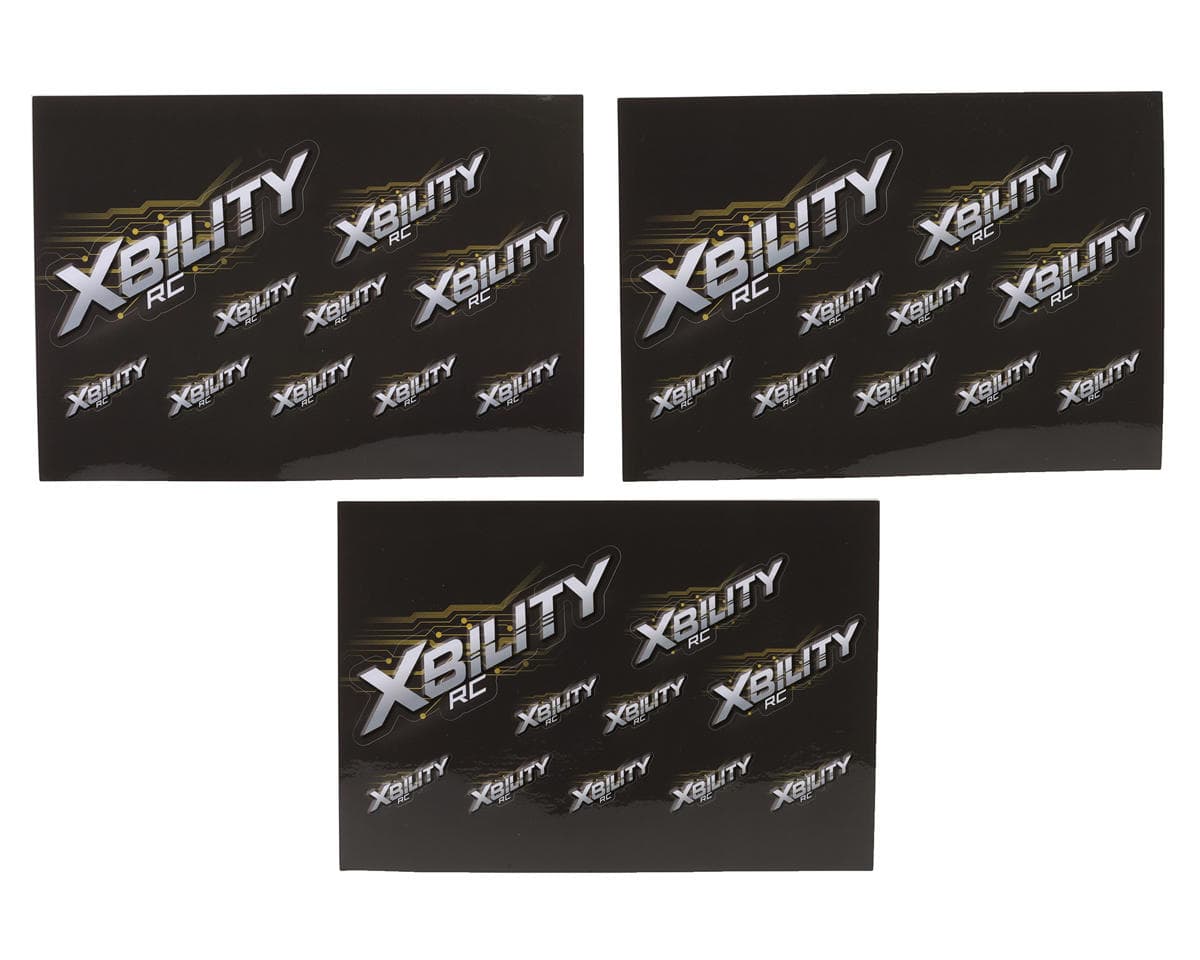 XBility RC Decal Sheets (3)