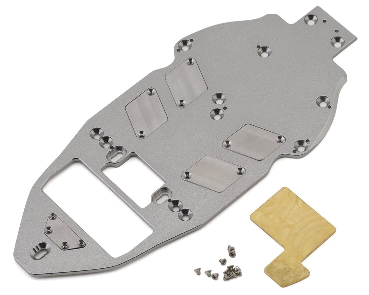 XBility RC XBOne 7075 Lightweight Aluminum Chassis w/Brass Weight Plate