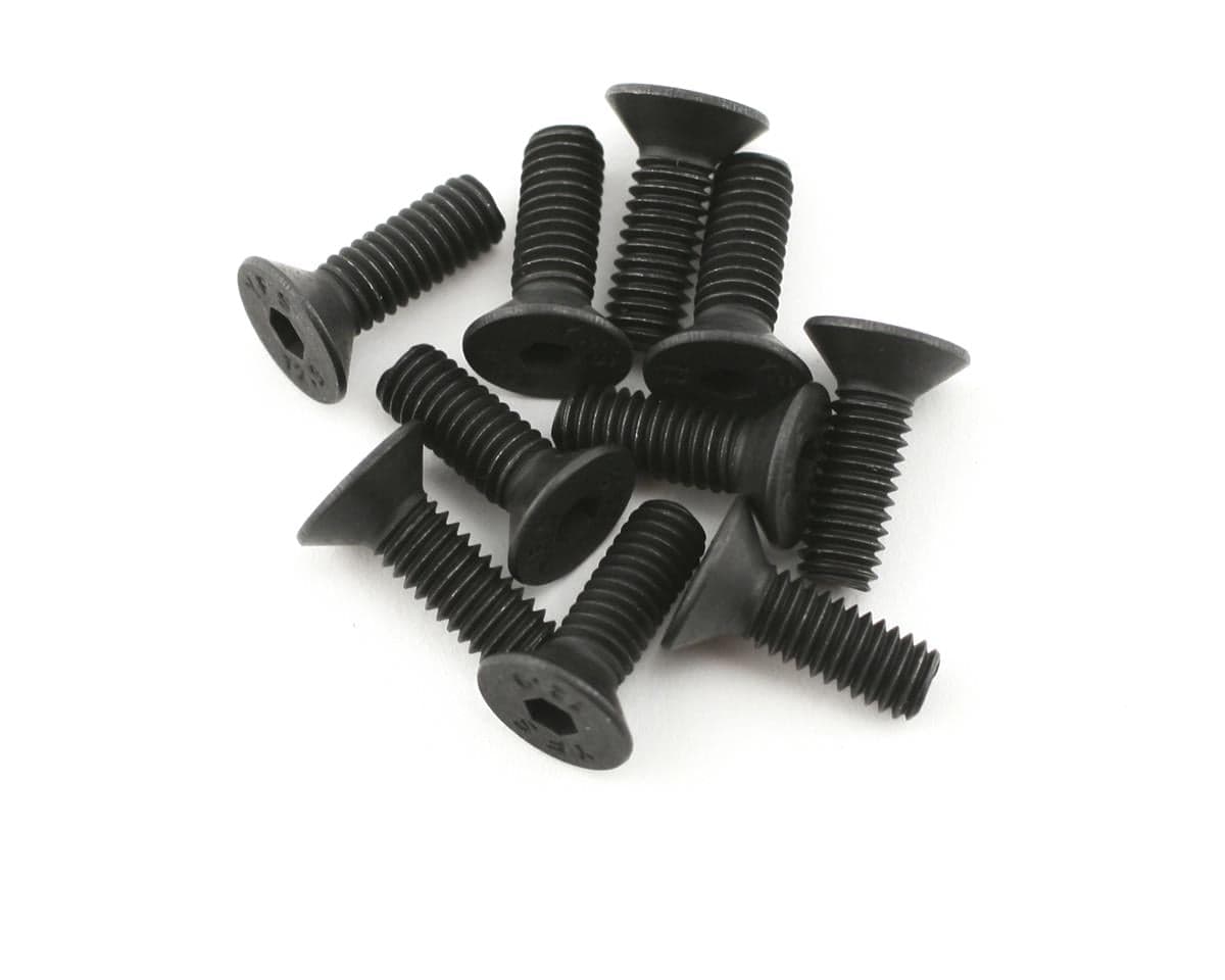 Team Associated 4x12mm FHC Screws (10)