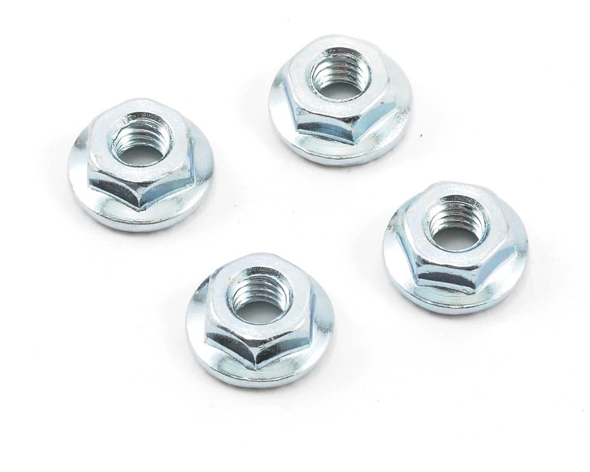 Core-RC 4mm Steel Serrated Wheel Nuts (4)