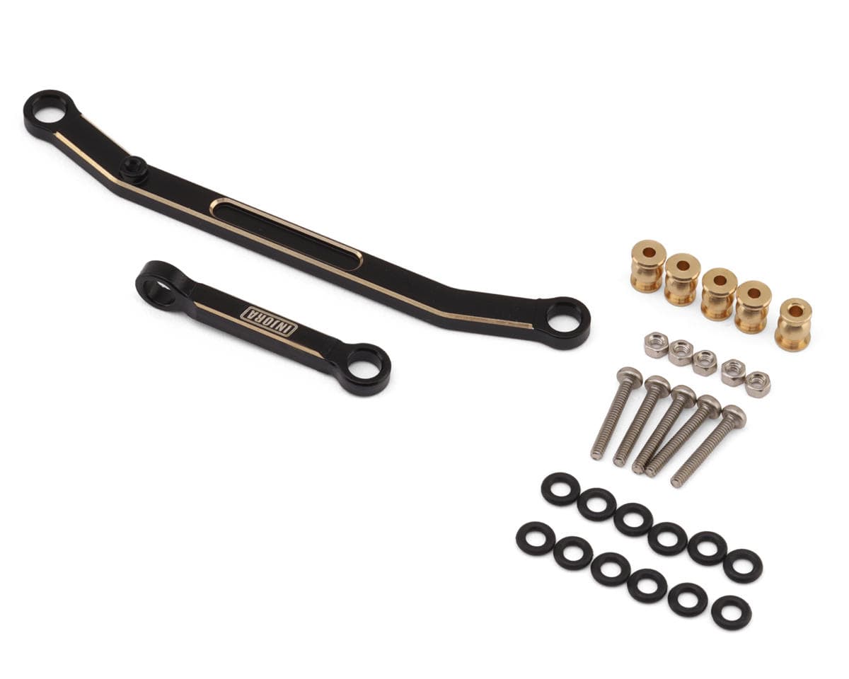 Injora Axial SCX24 Brass Steering Links Set (Black)
