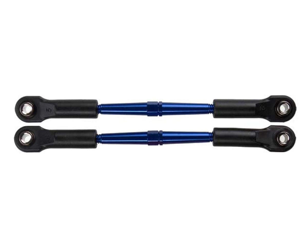 Traxxas 59mm Aluminum Toe Link Turnbuckle Set (Blue) (2)