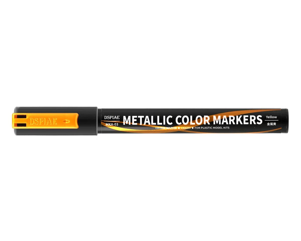 Dspiae Super Metallic Color Paint Marker (Metallic Yellow)