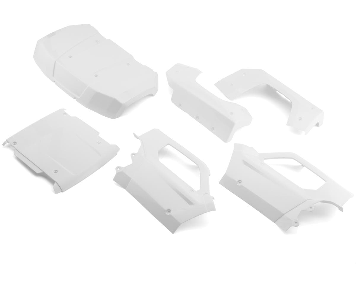 Losi 5IVE-TE 3.0 Complete Body Set (White)