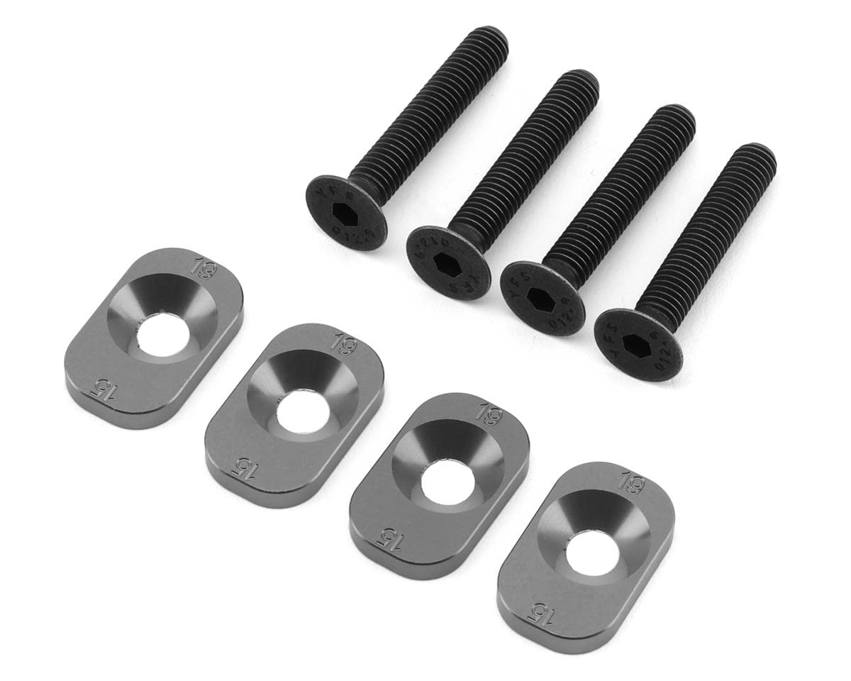 Losi 5IVE-TE 3.0 Aluminum Motor Mount Inserts Set (15/19) (67T Spur)