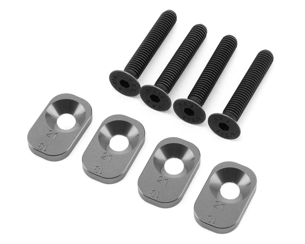 Losi 5IVE-TE 3.0 Aluminum Motor Mount Inserts Set (13/21) (67T Spur)