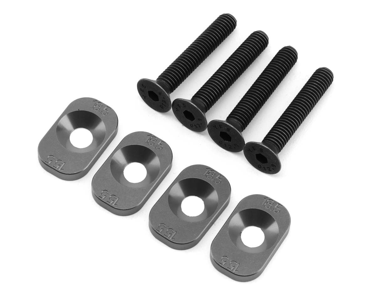 Losi 5IVE-TE 3.0 Aluminum Motor Mount Inserts Set (15.5/18.5) (67T Spur)