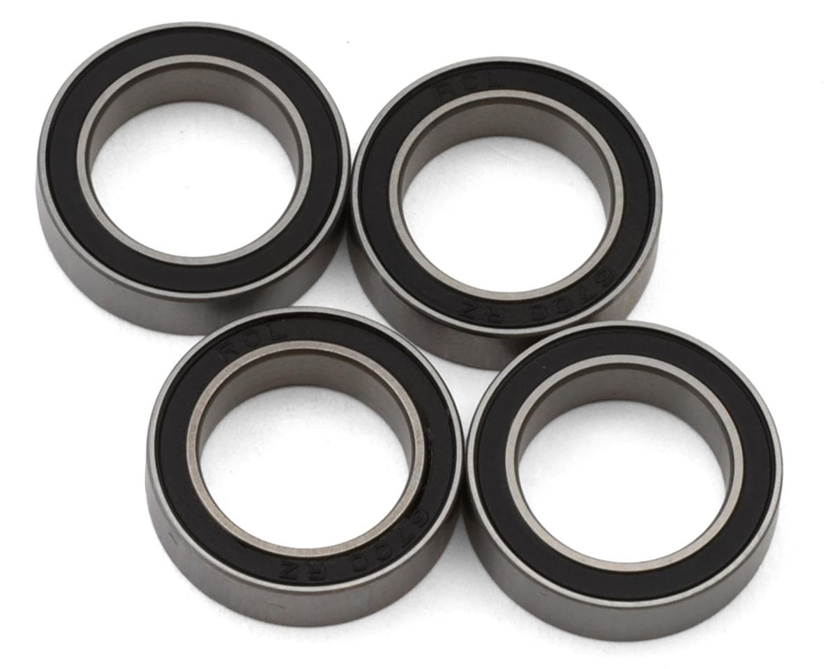 Losi 10x15x4mm Rubber Sealed Ball Bearings (4)