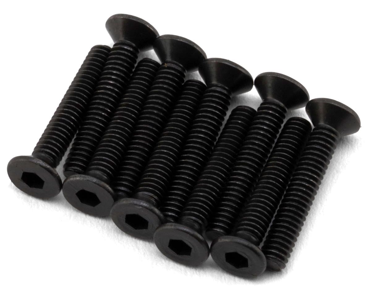 EcoPower 2mm "High Strength" Steel Flat Head Screws (10) (2x12mm)