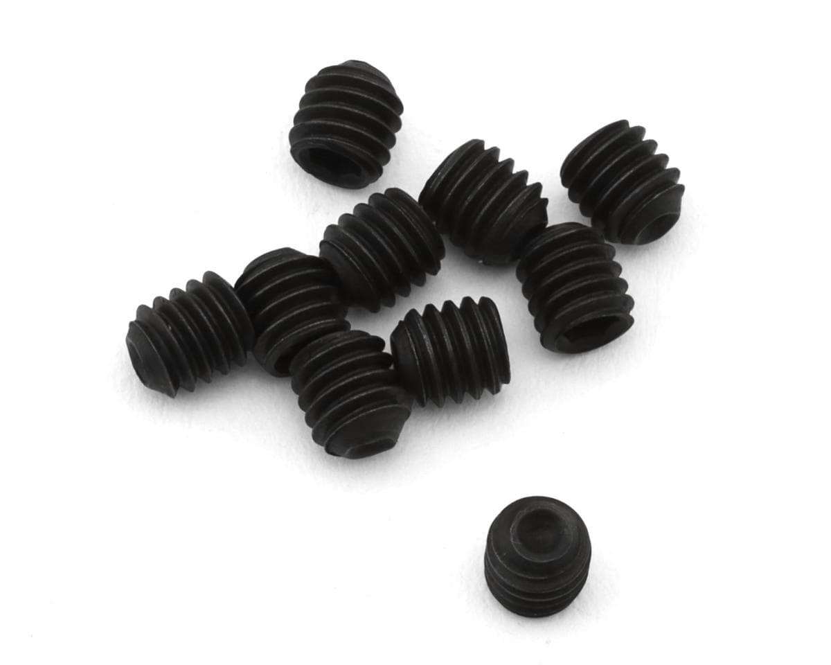 EcoPower 4mm "High Strength" Steel Cup Style Set Screws (10) (4x4mm)