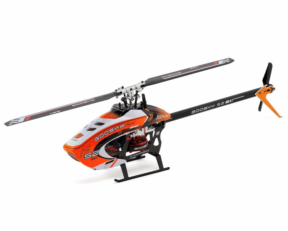GooSky S2 Ultra BNF Electric Helicopter (Orange) (Rotorflight Gyro)
