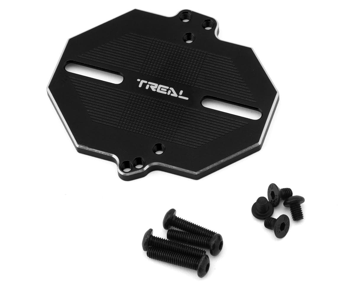 Treal Hobby Aluminum ESC Mounting Plate for Traxxas® Mini Maxx/Mini XRT® (Black)