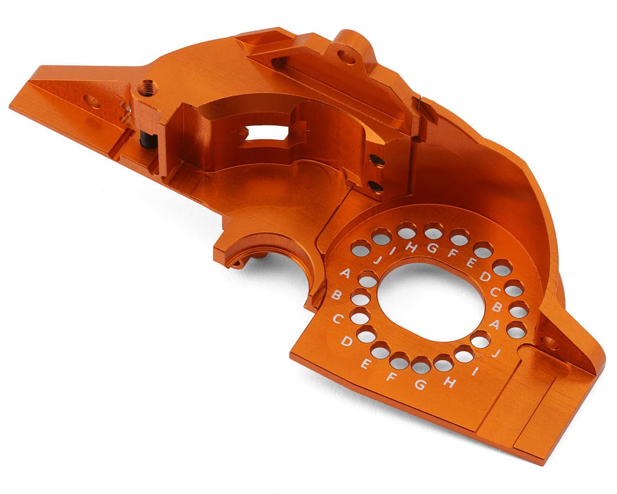 Treal Hobby Aluminum Adjustable Modular Motor Mount for Traxxas® Mini Maxx® (Orange)
