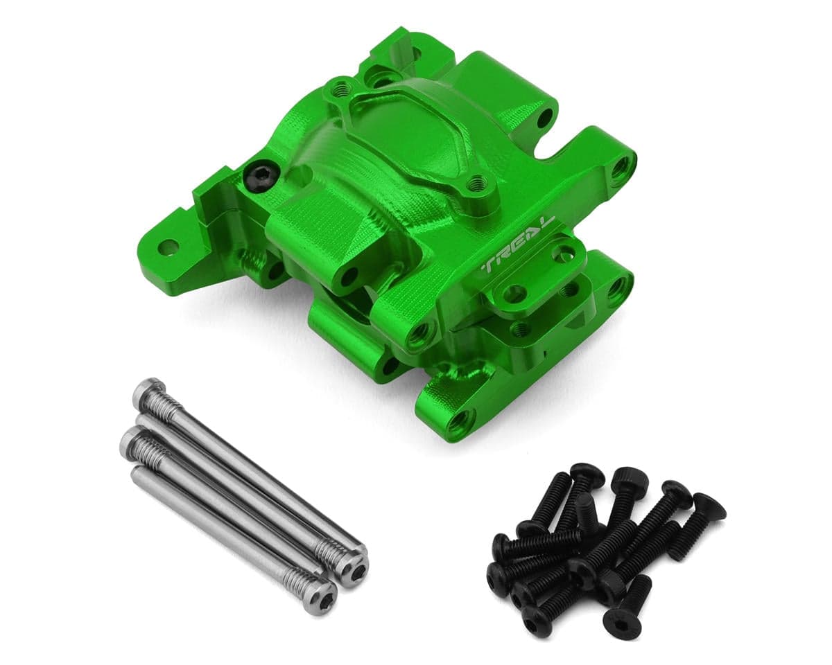 Treal Hobby Aluminum Rear Gearbox Set for Traxxas® Mini Maxx/Mini XRT/ Mini Slash® (Green)