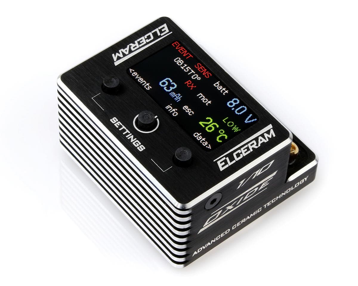 Elceram G2 Oxide 1/10 Brushless ESC w/Color LCD Display