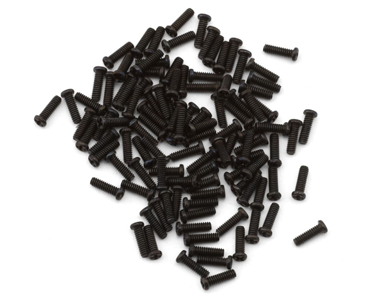 Pandora RC 1/10 Scale Overfender Screw Set (Black) (1.2x4mm) (Miniature Scale Drift Accessory)