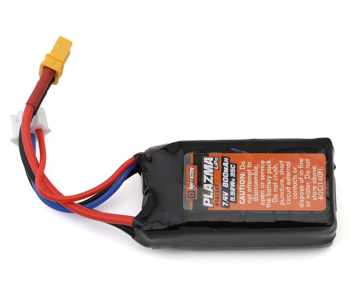 HPI Plazma 2S 35C LiPo Battery Pack (7.4V/800mAh) w/XT30 Connector