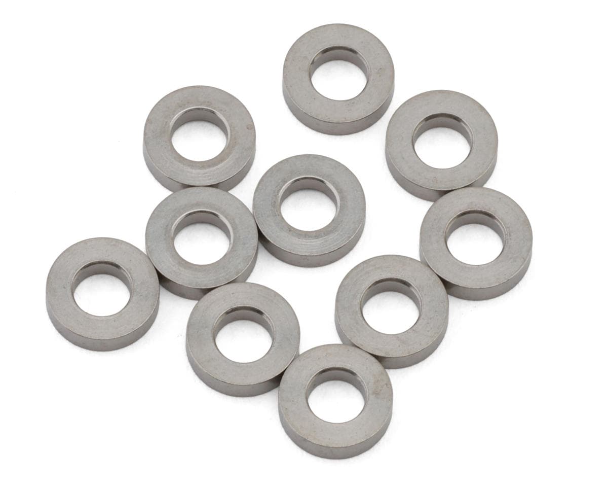 1UP Racing Pro Duty 3x6x1.5mm Titanium Shims (10)
